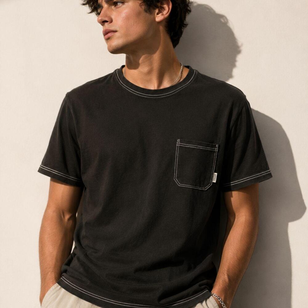 Cotton on black box fit contrast